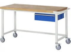 Werkbank Hxbxd 880x1500x700mm Beukenhouten Werkblad 1lade