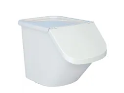 ingrediëntendispenser HxBxD 450x430x610mm 40l PP bak/deksel wit/wit