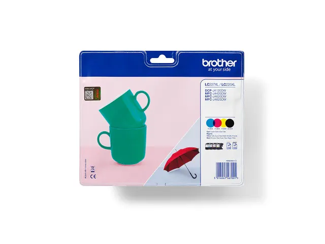 Brother LC-227XL Inktcartridge Zwart & Kleur Voordeelset