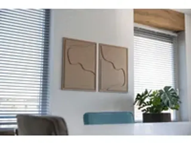 OUTLET Acoustic Art FLOW 2-luik 80x60cm Bruin Akoestisch kunstwerk Org