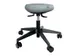 Zitkruk Leitz Ergo met wieltjes en wiebelkussen 600x470x600mm zwart