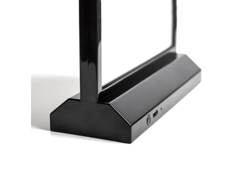 Verlichte Tafelstandaard T-Stand LED Dubbelzijdig A5 Zwart
