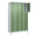 lockerkast,HxBxD 1950x1200x500mm,4x3vakken,vak B 300mm,cil.-slot