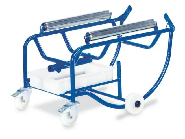 Vatenkantelaar Staal 810x720x575mm Opvangbak 10l 2draagrollen Ral5010