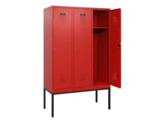 schoollocker,HxBxD 1950x1200x500mm,3vak,vak B 400mm,cil.-slot