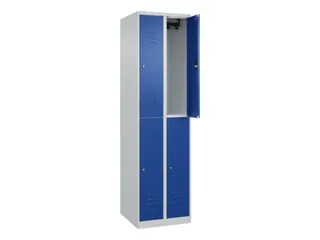 dubbeldekse locker,HxBxD 1850x500x500mm,2x2vak.,vak B 250mm - 2