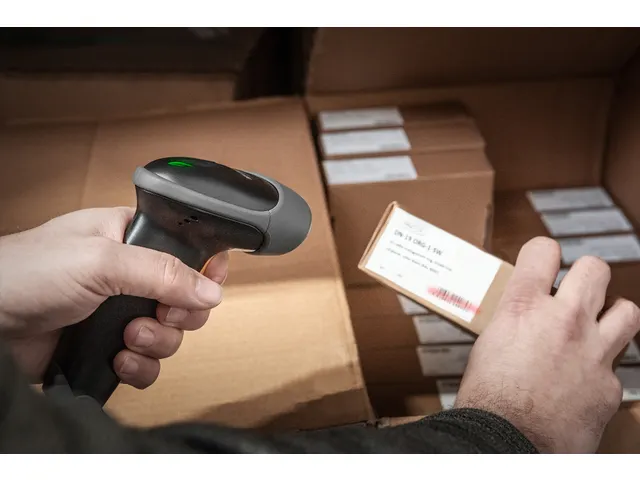 1D Barcode Handscanner Met Houder