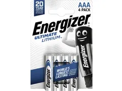 Batterij Energizer Ultimate Lithium 4xAAA