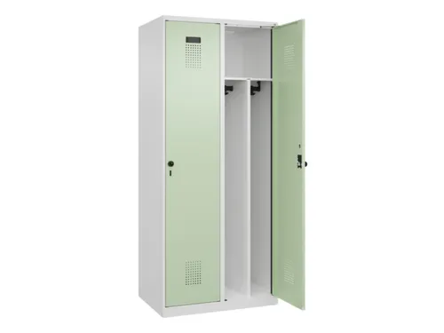 locker voor scheiding van kleding,HxBxD 1850x800x500mm,2vak