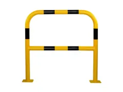 beschermbeugel,v. binnen/buiten,HxBxD 1000x1000x150mm,staal,geel/zwart