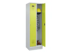 locker,HxBxD 1950x600x500mm,2vak,vak B 300mm,cil.-slot,sokkel