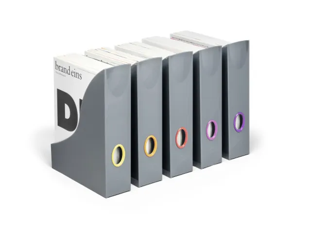 Porte-revues Varicolor gris anthracite