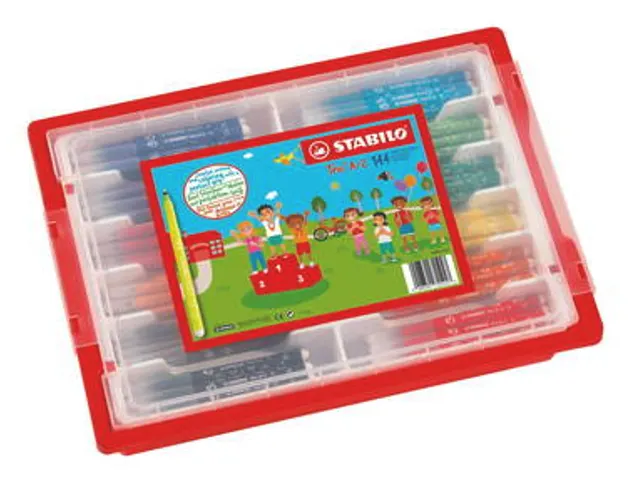 Kleurstift met driehoekige ergonomische gripzone STABILO Trio A-Z