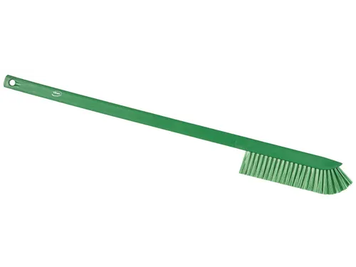 Vikan Hygiene precisieborstel lange steel 600mm medium vezels Groen