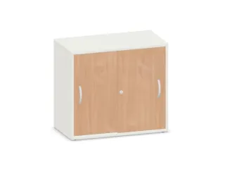 schuifdeurkast,HxBxD 720x800x430mm,decor romp wit,decor front beuken - 1