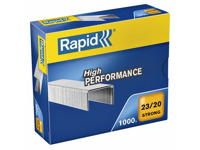 Nieten Rapid 23/20 gegalvaniseerd strong 1000 stuks