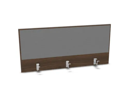 opzetpaneel bureau aanbouw achter NV bruin hickory BN8078-grijs 1200mm