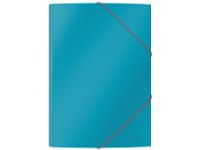 Cosy elastomap met 3 kleppen, karton, A4, blauw
