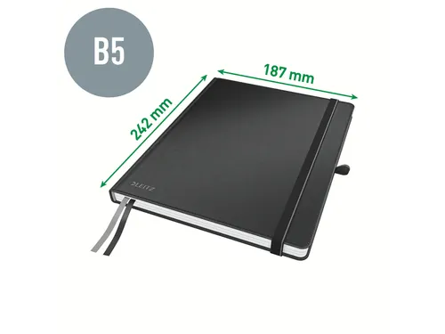 Notitieboek Leitz Complete hardcover iPad 10 inch gelinieerd zwart