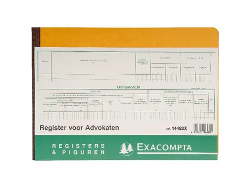 Register 27x38 Advokaten 80 blz