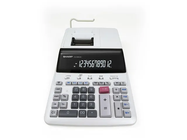 SHARP bureaurekenmachine CS-2635LW Wit