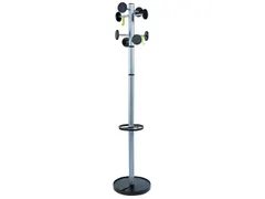 Stan 3 designkapstok zwart met 8 haken 175 cm met paraplubak