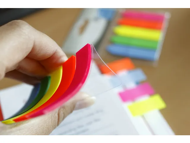 Info Page Markers film 12x44mm 5 couleurs