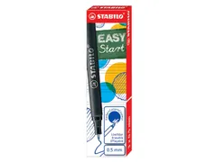 Rollerpenvulling STABILO Easyoriginal medium blauw doosje à 3 stuks