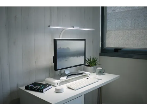 Bureaulamp Unilux Strata base led wit