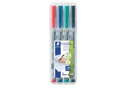 Viltstift Staedtler OHP Lumocolor 315 Non Permanent 1.0mm Assorti 4st