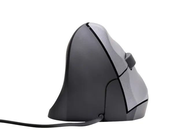 Ergonomische Verticale Muis Ergofy SRM VS4 links draad zilver/zwart