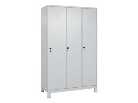 locker voor scheiding van kleding,HxBxD 1950x1200x500mm,3vak