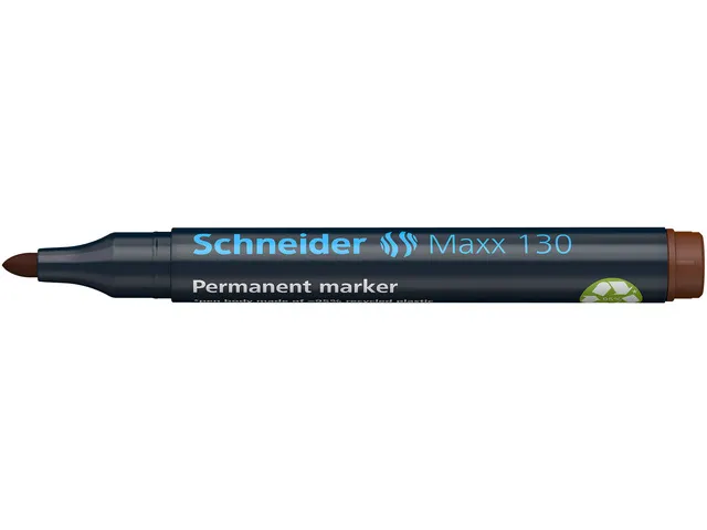 Marker Schneider Maxx 130 permanent ronde punt bruin