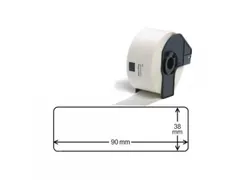 Etiket Dk-11208 38x90mm Groot Adres 400 Stuks