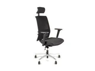 Bureaustoel EN1335 Linea Omnia 01/PT zwart/zwart met 3D armleuning - 1