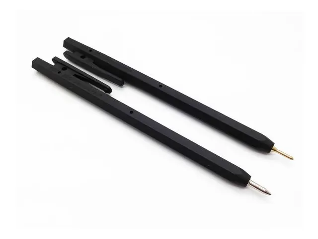 Detecteerbare Pen met Clip Zwart 50 Stuks