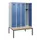 locker met bank,HxBxD 1950x1200x815mm,4vak,vak B 300mm,cilinderslot