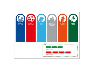 Recycling Stickers RecycloKick - Engels - 1