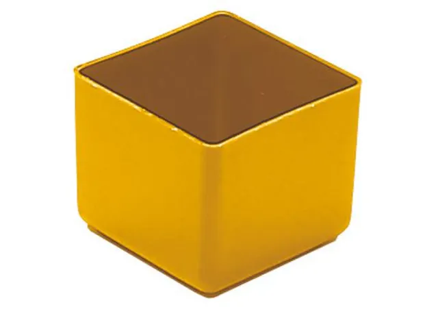 Bacs de rangement HxLxl 40x49x49mm jaune