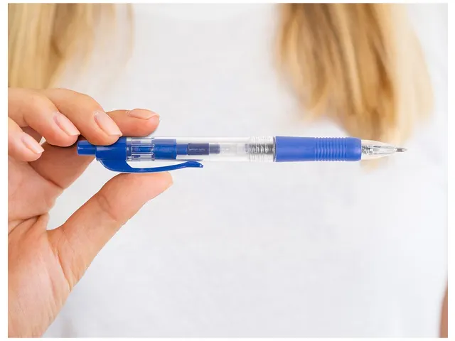Balpen Retractable Medium Punt Blauw