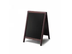 Krijtstoepbord 55x85cm Donkerbruin