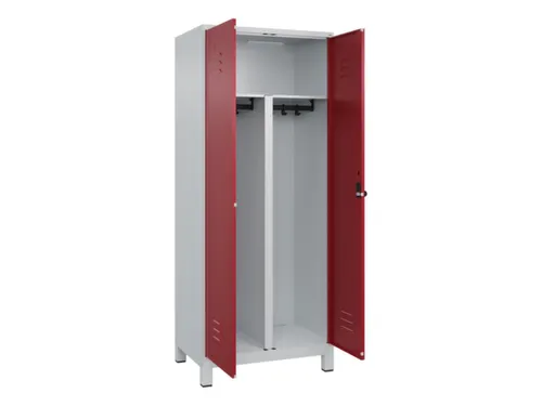 PBM-locker,HxBxD 1950x800x500mm,2vak,vak B 400mm,draaigrendel