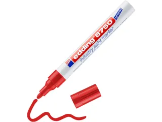 Lakmarker edding e-8750 industry rood - 2