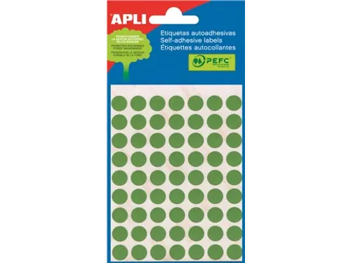 Apli Ronde Etiketten Ø10mm Groen