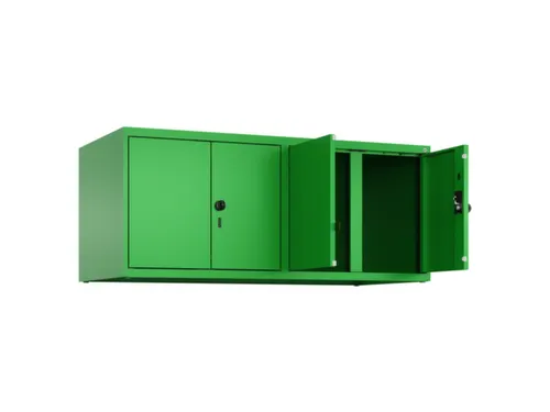 opzetkast,v. locker voor scheiding van kleding,4vak.,vak B 300mm
