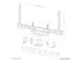 Neomounts AV2-500BL Videobar kit - 43-110 inch - max 10 kg - VESA 200x