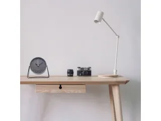 Wekker Nextime Berlin Table 14x13 cm grijs metaal - 5