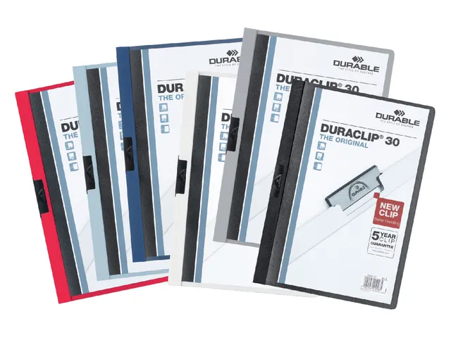 Klemmap Durable 2200 A4 3mm Donkergroen