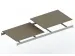sol en bois,p. rayonnage grande largeur,lxP 2600x1050mm