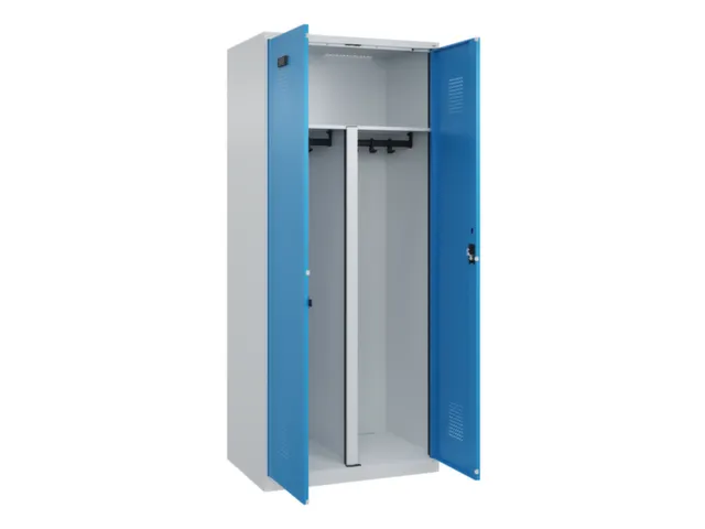 PBM-locker,HxBxD 1850x800x500mm,2vak,vak B 400mm,cil.-slot